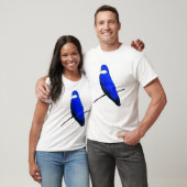 Artistic Blue Bird Tree Schlucken T-Shirt (Unisex)