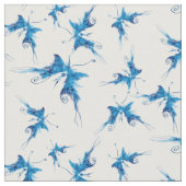 Artistic Blue Butterfly Stoff (Nahaufnahme)