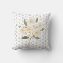 Artistic Botanical Jasmine Flower Accent
