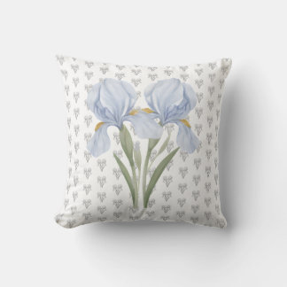 Artistic Botanical Ranunculus Flower Accent Throw Kissen