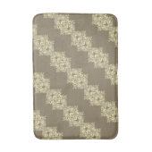 Artistic Brown Earth Tone Extravagant Diagonal Str Badematte (Vorderseite Vertikal)