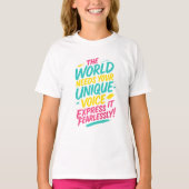Artistic Brush-Lettering T-Shirt – (Vorderseite)