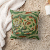 Artistic Calico Cat Camouflage Abstract Pattern Kissen (Decke)