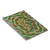 Artistic Calico Cat Camouflage Abstract Pattern Notizblock (Rechte Seite)