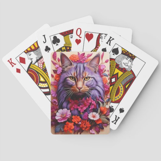 Artistic Cat Poker Cards Spielkarten (Rückseite)