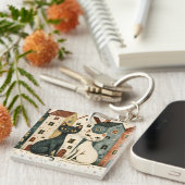 Artistic Cats Schlüsselanhänger (Vorderseite rechts)