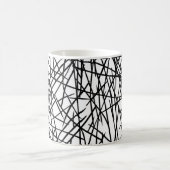 Artistic Chaotic Line Scribble Design 🎨 Kaffeetasse (Mittel)