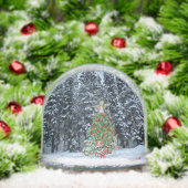Artistic Christmas Tree Scene Snow Globe Schneekugeln (Weihnachten)