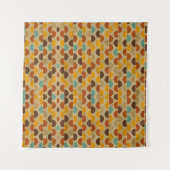 Artistic Colorful Geometric Illustration – Modern  Wandteppich (Vorderseite (Horizontal))