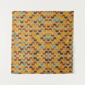 Artistic Colorful Geometric Illustration – Modern  Wandteppich (Vorderseite)