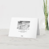 Artistic Construction Crane Black and White Foto Karte (Rückseite)