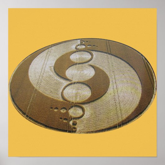 Artistic Crop Circle Poster (Vorne)
