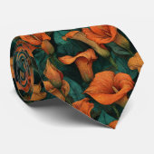 Artistic Dad Gifts Calla Lilies Flower Krawatte (Gerollt)