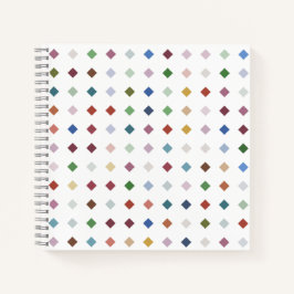 Artistic Diamond Geometric Pattern Stationery Desi Notizblock