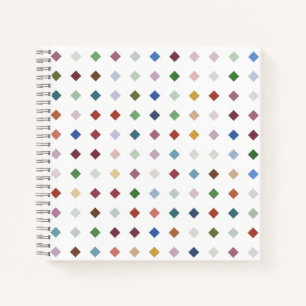 Artistic Diamond Geometric Pattern Stationery Desi Notizblock