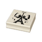 Artistic Eiffel Tower Gummistempel (Stempel)