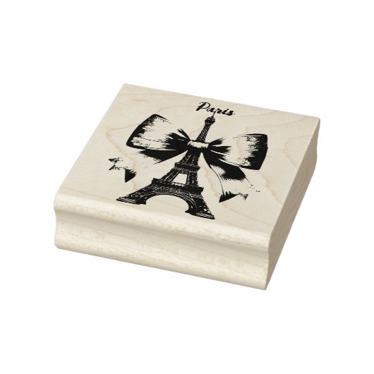 Artistic Eiffel Tower Gummistempel (Stempel)