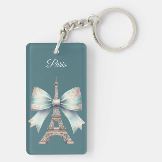 Artistic Eiffel Tower Schlüsselanhänger (Rückseite)