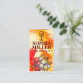 Artistic | Expressive Winery Visitenkarte (Stehend Vorderseite)