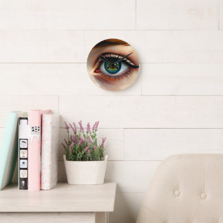 Artistic Eye Wall Clock – Surreal Vision Art Runde Wanduhr