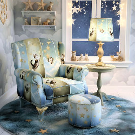 Artistic Fabric Panel Cats Stoff