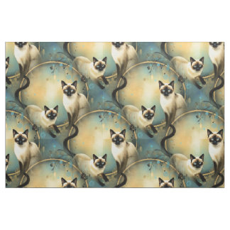 Artistic Fabric Panel Cats Stoff