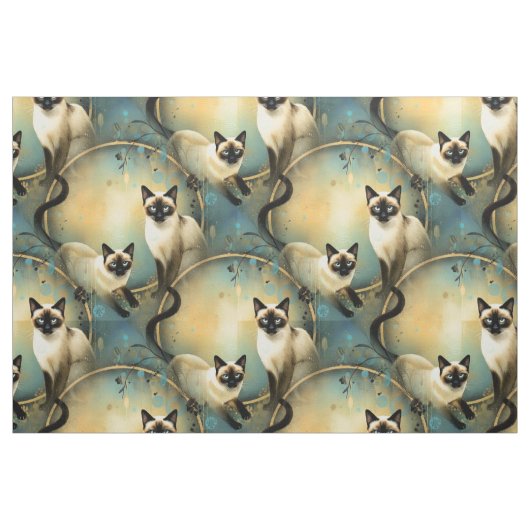 Artistic Fabric Panel Cats Stoff (Fat Quarter (45,7 x 55,9 cm))