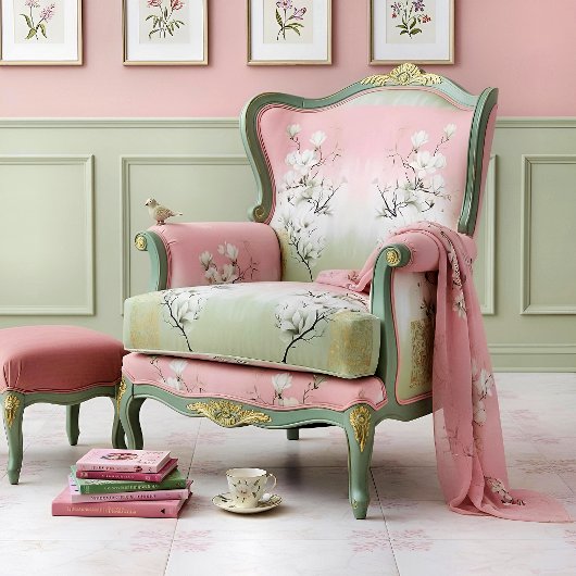 Artistic Fabric Panel Flowers Stoff