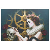 Artistic Fabric Panel Woman with Skull Stoff (Fat Quarter (45,7 x 55,9 cm))