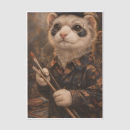 Artistic Ferret  Seidenpapier