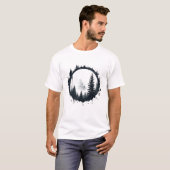 Artistic Forest Circle Tree T - Shirt (Vorne ganz)