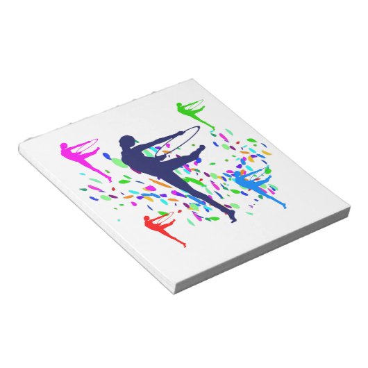 ARTISTIC GYMNASTIC NOTIZBLOCK (angewinkelt)