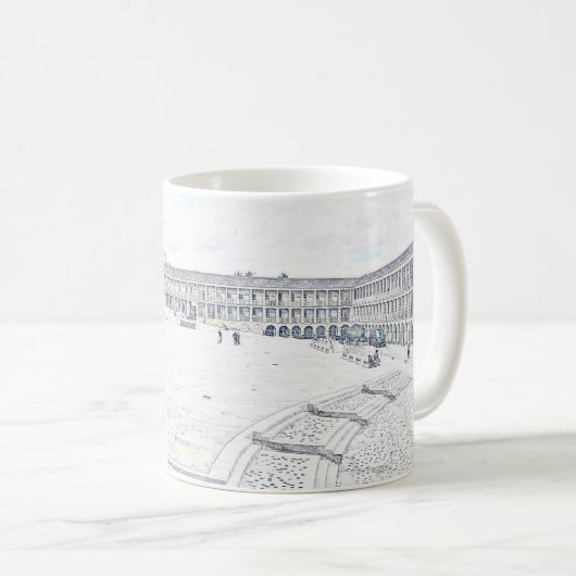 Artistic Halifax Piece Hall Heritage Landmark Kaffeetasse (VorderseiteRechts)