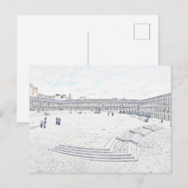 Artistic Halifax Piece Hall Heritage Landmark Postkarte