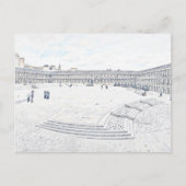 Artistic Halifax Piece Hall Heritage Landmark Postkarte (Vorderseite)