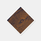 Artistic Halloween Spider Cobweb Doodle Orange Serviette (Ecke)