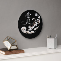 Artistic Japanese Cat Soccer Unique Home Decor Gif