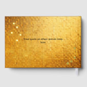 Artistic Jazz Orchestra Music Birthday Real Gästebuch (Rückseite)