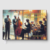 Artistic Jazz Orchestra Music Birthday Real Gästebuch (Vorderseite)