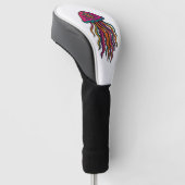 Artistic Jellyfish Driver Head Cover Golf Headcover (angewinkelt)