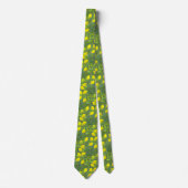 Artistic Lemon Tree Tie for Men Krawatte (Vorderseite)