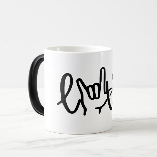 Artistic LOVE Verwandlungstasse (Vorderseite Links)