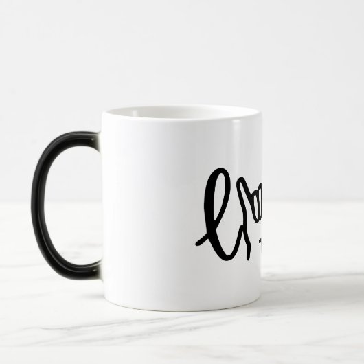 Artistic LOVE Verwandlungstasse (Links)