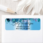 Artistic Luxury Chic Modern Glam Blue Metallic (Insitu)