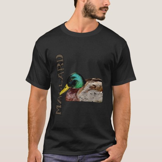 Artistic Mallard Duck T-Shirt (Vorderseite)