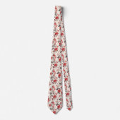 Artistic Mens Fashion Rose Flower Krawatte (Vorderseite)