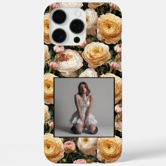 Artistic Mom Gifts Ranunculus Floral Custom Case-Mate iPhone Hülle (Rückseite)