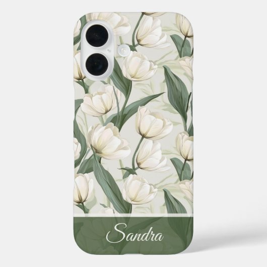 Artistic Moms Day Gifts Tulip Custom Case-Mate iPhone Hülle (Rückseite)