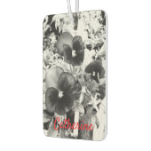 Artistic Monochrome Pansy Florida Nature Foto Autolufterfrischer (Links)