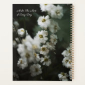 Artistic moody floral monogram planer (Rückseite)